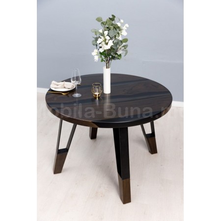 Журнальный столик из дерева и эпоксидной смолы А-5